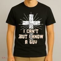 I Can’T But I Know A Guy Christian Jesus God Faith T-Shirt thumb 3
