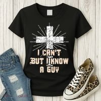 I Can’T But I Know A Guy Christian Jesus God Faith Women's T-Shirt thumb 3