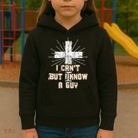 I Can’T But I Know A Guy Christian Jesus God Faith Kids Hoodie thumb 3