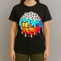 Ice Cream Basketball Drip Boy Girl Basketball Stuff  T-Shirt thumb 4
