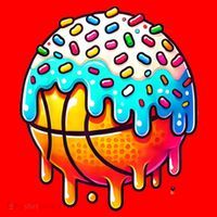 Ice Cream Basketball Drip Boy Girl Basketball Stuff  Santa Hat thumb 1