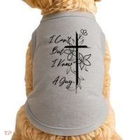 I Cant But I Know A Guy Jesus Cross Funny Christian Doggie Tank thumb 0