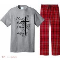 I Cant But I Know A Guy Jesus Cross Funny Christian Pajama Set thumb 0