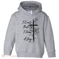 I Cant But I Know A Guy Jesus Cross Funny Christian Toddler Hoodie thumb 0
