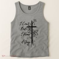 I Cant But I Know A Guy Jesus Cross Funny Christian Tank Top thumb 2
