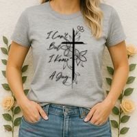 I Cant But I Know A Guy Jesus Cross Funny Christian Women's T-Shirt thumb 2