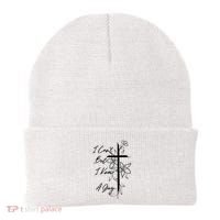 I Cant But I Know A Guy Jesus Cross Funny Christian Beanie thumb 0