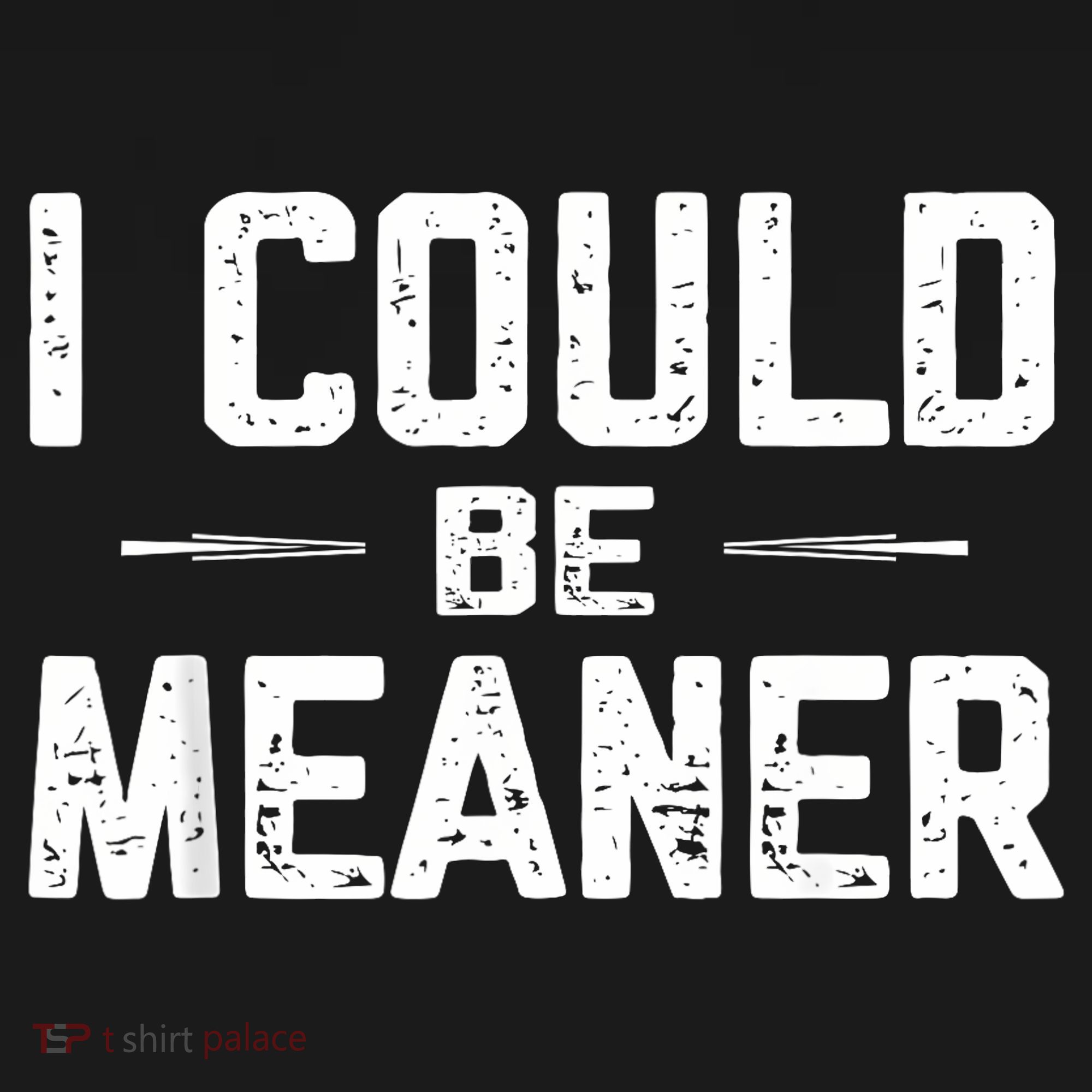 I Could Be Meaner Funny Adult Humor Funny Sarcastic Women's Hoodie