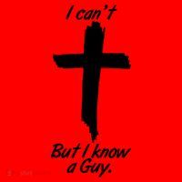 I Cant But I Know A Guy Faith Christianity Cross Santa Hat thumb 1