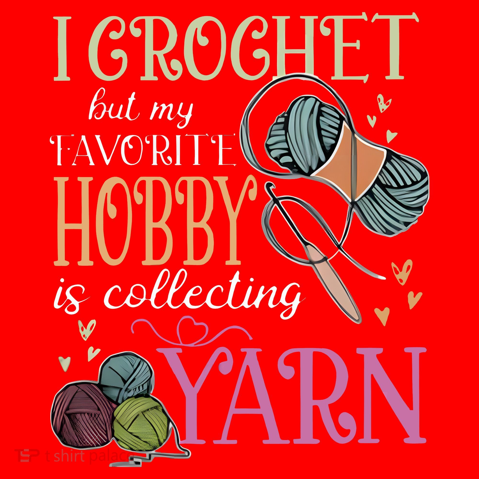 I Crochet But My Favorite Hobby Is Collecting Yarn Santa Hat