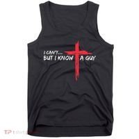 I CanT But I Know A Guy Jesus Cross Funny Christian Tank Top thumb 0