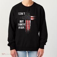 I Cant But I Know A Guy Jesus Cross Christian Believer Women's Sweatshirt thumb 0