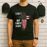 I Cant But I Know A Guy Jesus Cross Christian Believer T-Shirt thumb 6