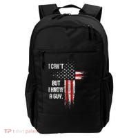 I Cant But I Know A Guy Jesus Cross Christian Believer Backpack thumb 0
