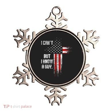I Cant But I Know A Guy Jesus Cross Christian Believer Ornament