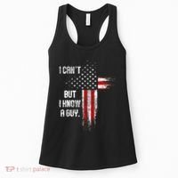 I Cant But I Know A Guy Jesus Cross Christian Believer Women's Tank Top thumb 0