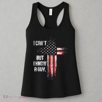 I Cant But I Know A Guy Jesus Cross Christian Believer Women's Tank Top thumb 3
