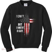 I Cant But I Know A Guy Jesus Cross Christian Believer Kids Sweatshirt thumb 0