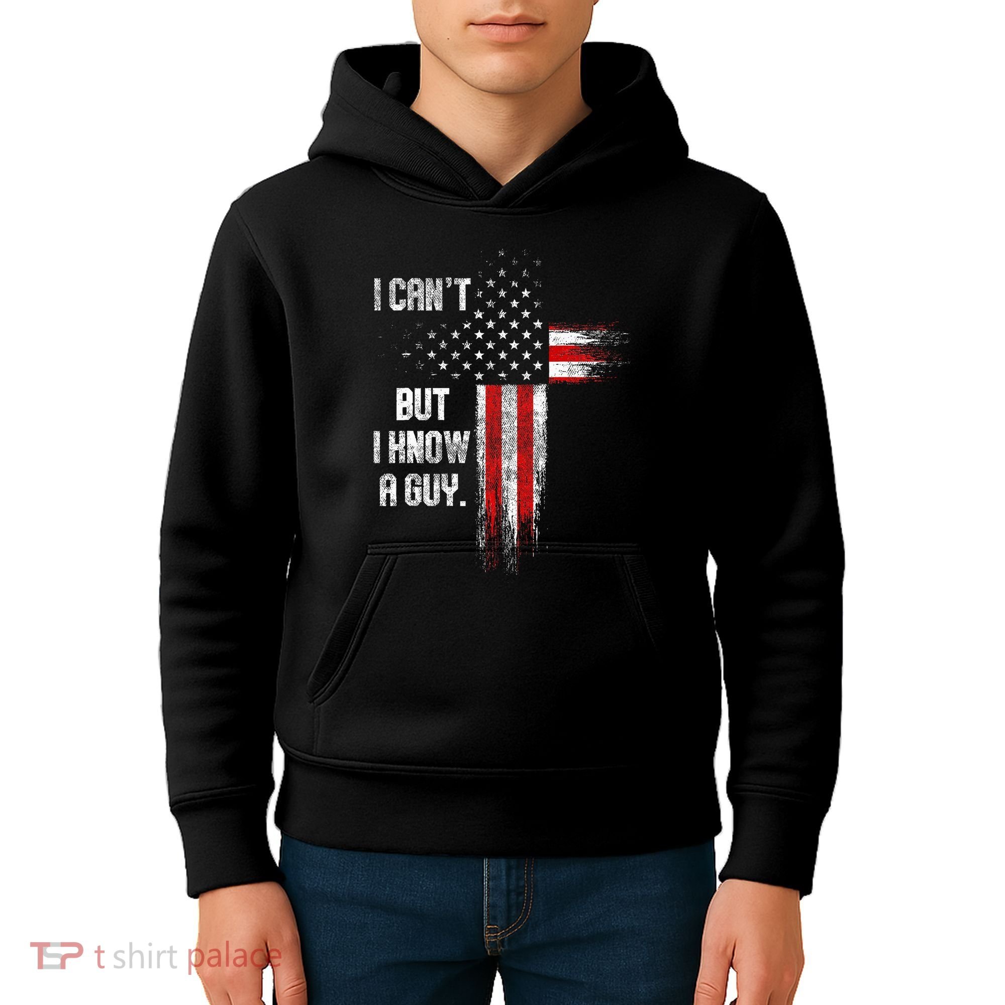 I Cant But I Know A Guy Jesus Cross Christian Believer Kids Hoodie