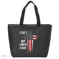 I Cant But I Know A Guy Jesus Cross Christian Believer Tote Bag thumb 0