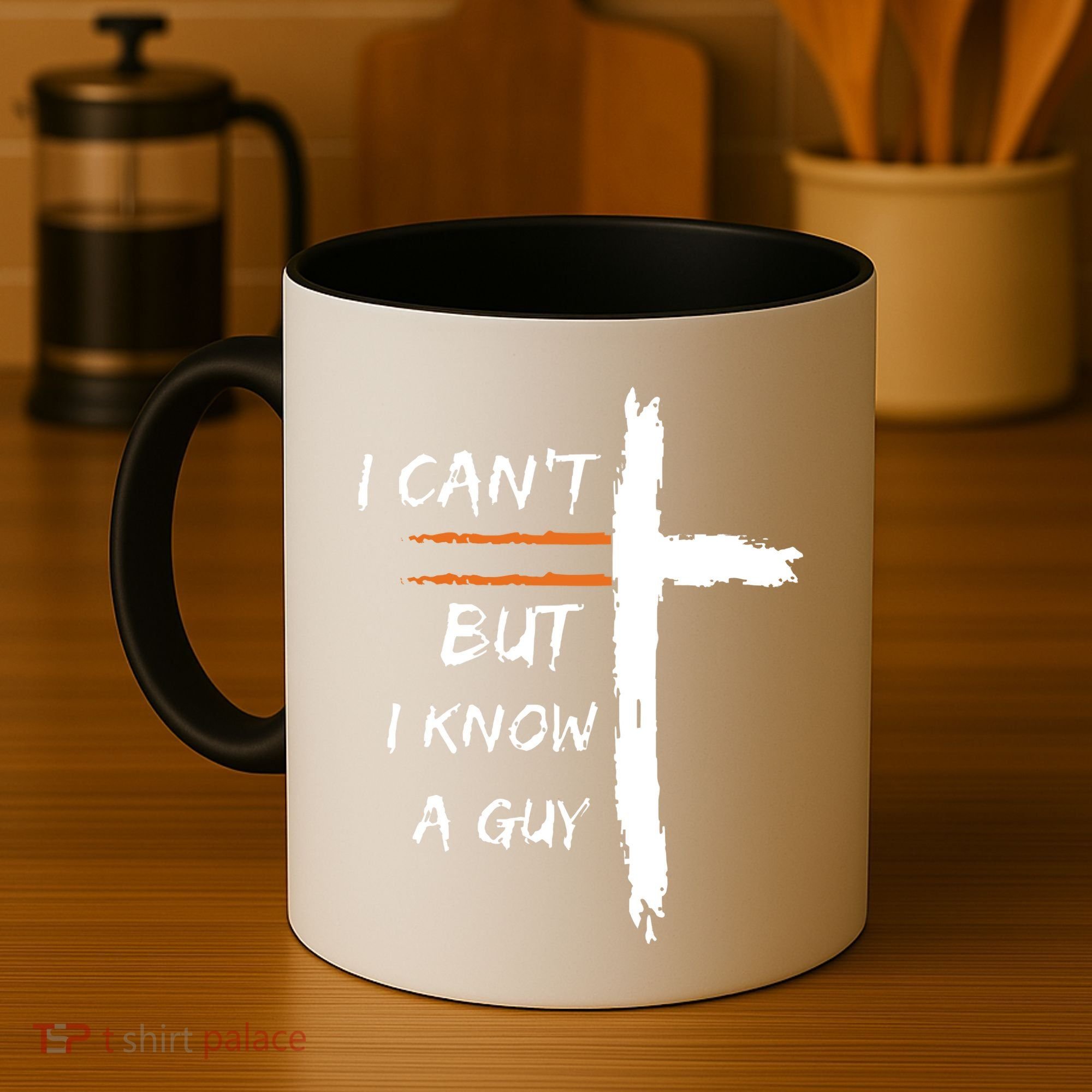 I Cant But I Know A Guy Christian Faith Jesus Coffee Mug