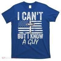 I Can't But I Know A Guy Jesus Cross Funny Christian T-Shirt thumb 0