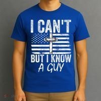 I Can't But I Know A Guy Jesus Cross Funny Christian T-Shirt thumb 3