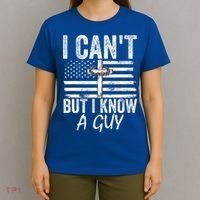 I Can't But I Know A Guy Jesus Cross Funny Christian T-Shirt thumb 4