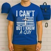 I Can't But I Know A Guy Jesus Cross Funny Christian T-Shirt thumb 6