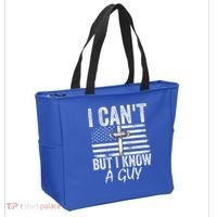 I Can't But I Know A Guy Jesus Cross Funny Christian Tote Bag thumb 2