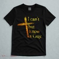 I Can't But I Know A Guy Jesus Cross Funny Christian T-Shirt thumb 5