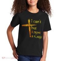 I Can't But I Know A Guy Jesus Cross Funny Christian Kids T-Shirt thumb 2