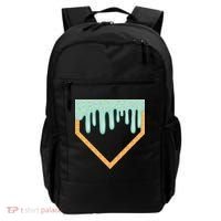 Ice Cream Baseball Drip Home Plate Baseball Dripping Backpack thumb 0
