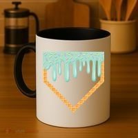 Ice Cream Baseball Drip Home Plate Baseball Dripping Coffee Mug thumb 4