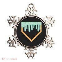 Ice Cream Baseball Drip Home Plate Baseball Dripping Ornament thumb 0