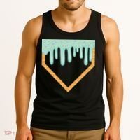 Ice Cream Baseball Drip Home Plate Baseball Dripping Tank Top thumb 3