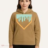 Ice Cream Baseball Drip Home Plate Baseball Dripping Hoodie thumb 5