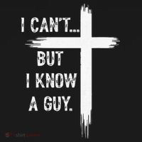 I Can't But I Know a Guy Christian Faith Believer Religious Women's Hoodie thumb 2