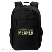 I Could Be Meaner Retro Backpack thumb 0