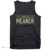 I Could Be Meaner Retro Tank Top thumb 0