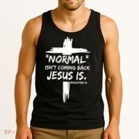 Isnt Coming Back Jesus Is Christian Normal Tank Top thumb 3