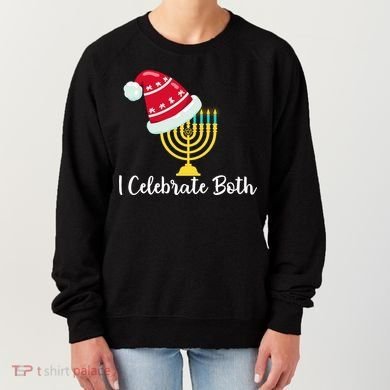 I Celebrate Both Hanukkah Women's Sweatshirt