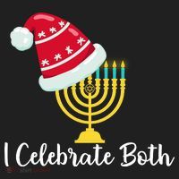 I Celebrate Both Hanukkah Women's Sweatshirt thumb 2