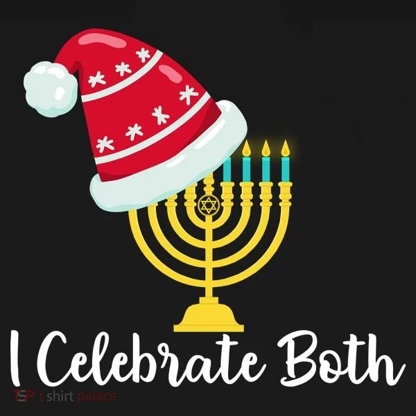 I Celebrate Both Hanukkah Bucket Hat