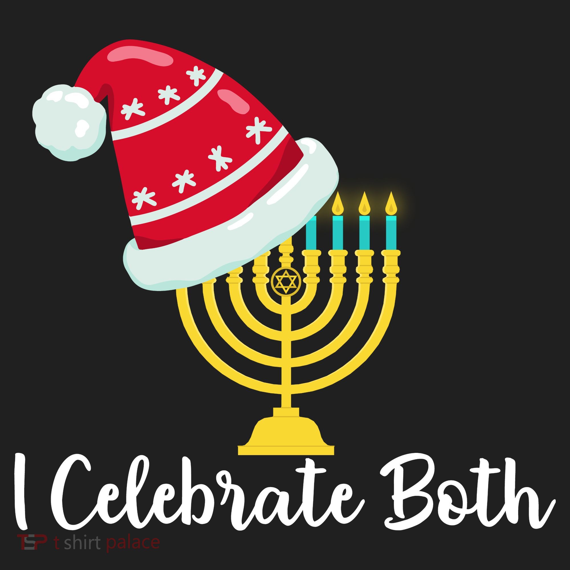 I Celebrate Both Hanukkah Beanie