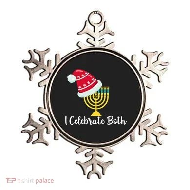 I Celebrate Both Hanukkah Ornament