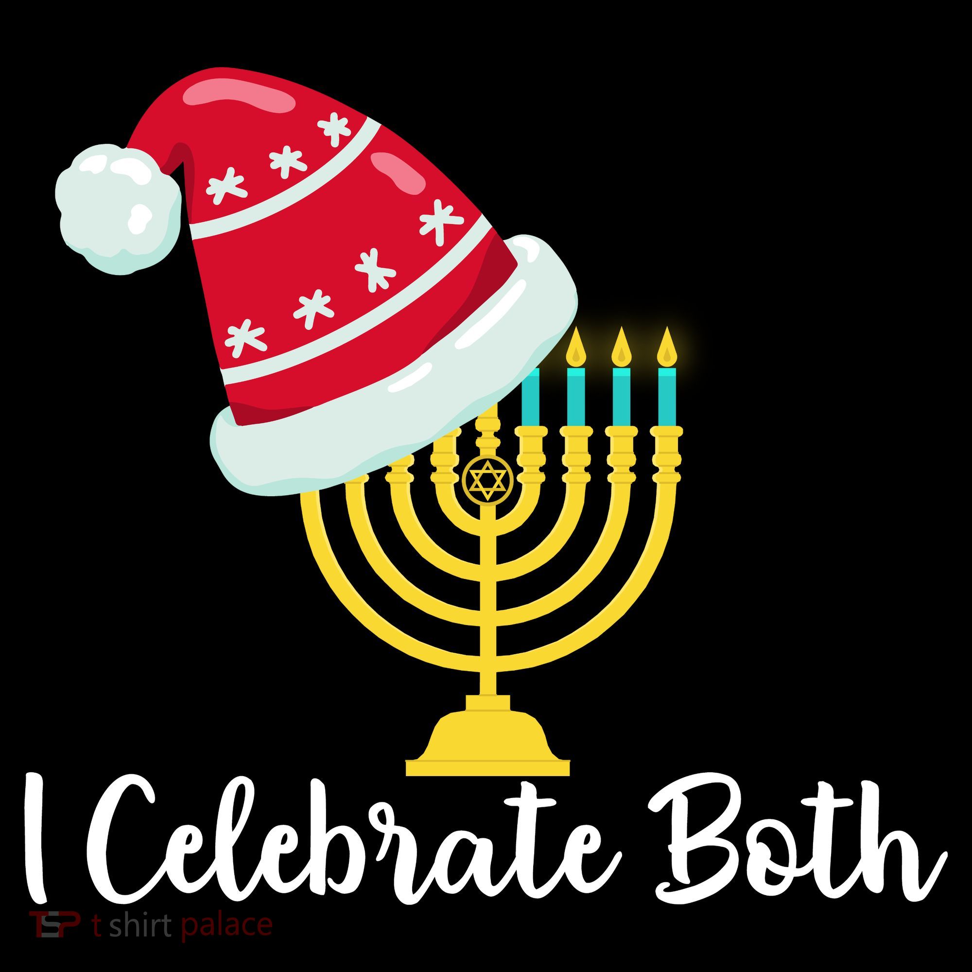 I Celebrate Both Hanukkah Ornament