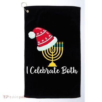 I Celebrate Both Hanukkah Golf Towel