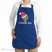 I Celebrate Both Hanukkah Apron thumb 2