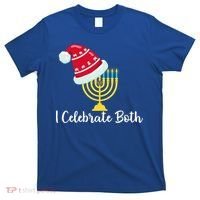 I Celebrate Both Hanukkah T-Shirt thumb 0
